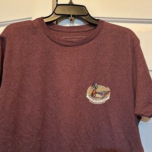 Men's Burgandy Graphic T-Shirt
